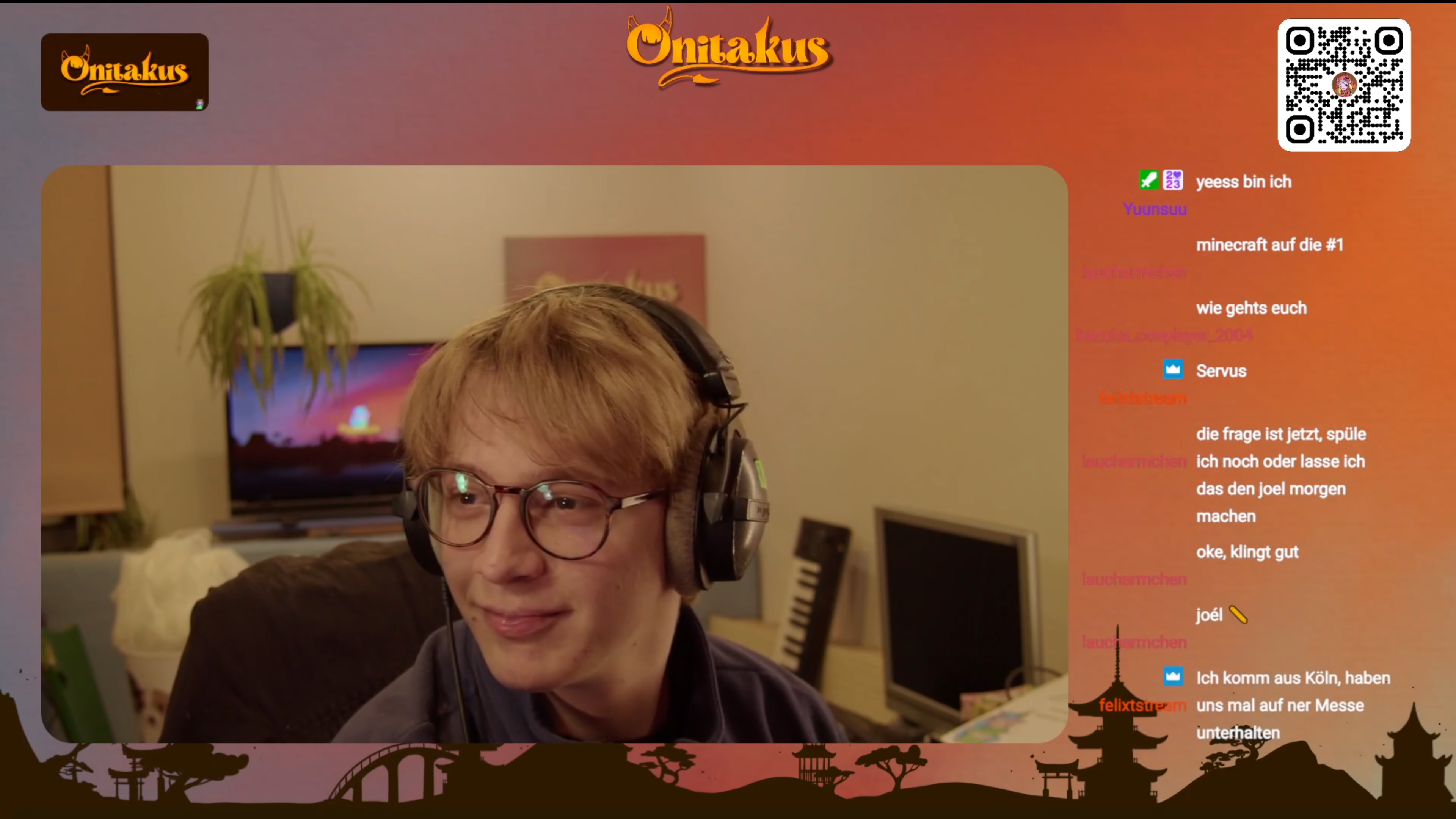 Screenshot Onitakus livestream